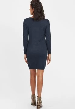 OXMO Oxella - Gebreide Jurk - Ins Bl Mel -Oxmo 0347c494603349388b2ef65b1c099263