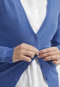 OXMO Oxhelene - Vest - Strong Blue Melange -Oxmo 35b9d841fbd64b54af297f2580a9427f