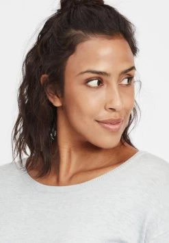 OXMO Oxella - Gebreide Jurk - Lig Grey M -Oxmo 58a72ce1c551447a9e2edd4c13270322