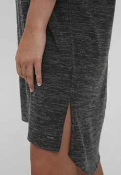OXMO Oxbinala - Gebreide Jurk - Dark Grey Melange 9 OXMO Oxbinala - Gebreide Jurk - Dark Grey Melange -Oxmo 72ba1ef58cb84f3cb58fb97388f06fe8