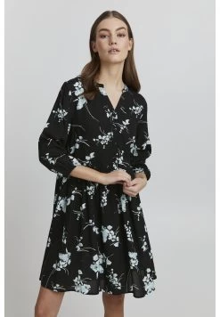 OXMO Jurk - Black Mix