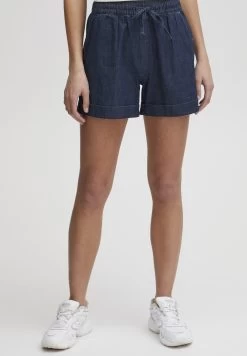 OXMO Oxlillith - Jeansshort - Dark Blue Denim