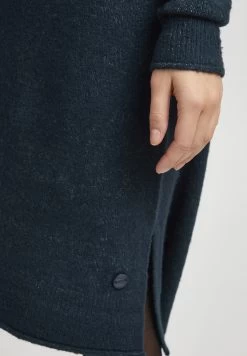 OXMO Oxida - Gebreide Jurk - Total Eclipse Melange -Oxmo 9309ddd612174617b64d2ad2be67d9cd