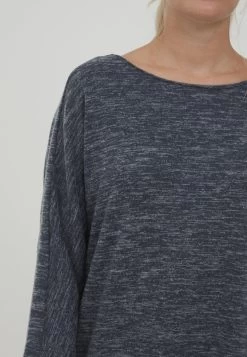 OXMO Oxbinala - Gebreide Jurk - Total Eclipse Melange -Oxmo 96844d94f32d477c839ddb46df70e2a0