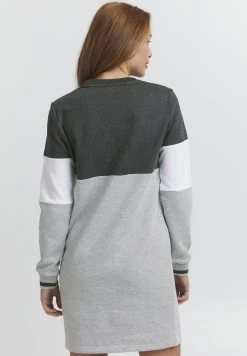 OXMO Oxomila - Jurk - Dark Grey Melange -Oxmo a2b6503d7d31462f86a374904767132a