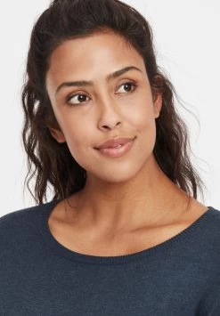 OXMO Oxella - Gebreide Jurk - Ins Bl Mel -Oxmo bc68d81091364f3aa1092d8ac386dba1