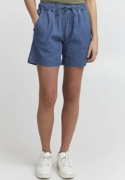 OXMO Oxlillith - Jeansshort - Mid Blue Denim