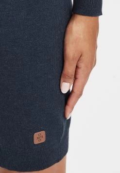 OXMO Oxella - Gebreide Jurk - Ins Bl Mel -Oxmo f6dac76485cd43789dac14c7f920ab19